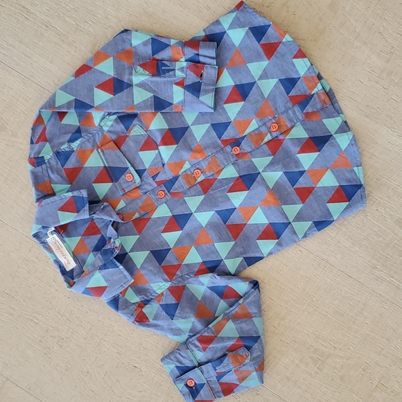 EUC Deux Par Deux Boys' Printed Shirt - Picture 3 of 3